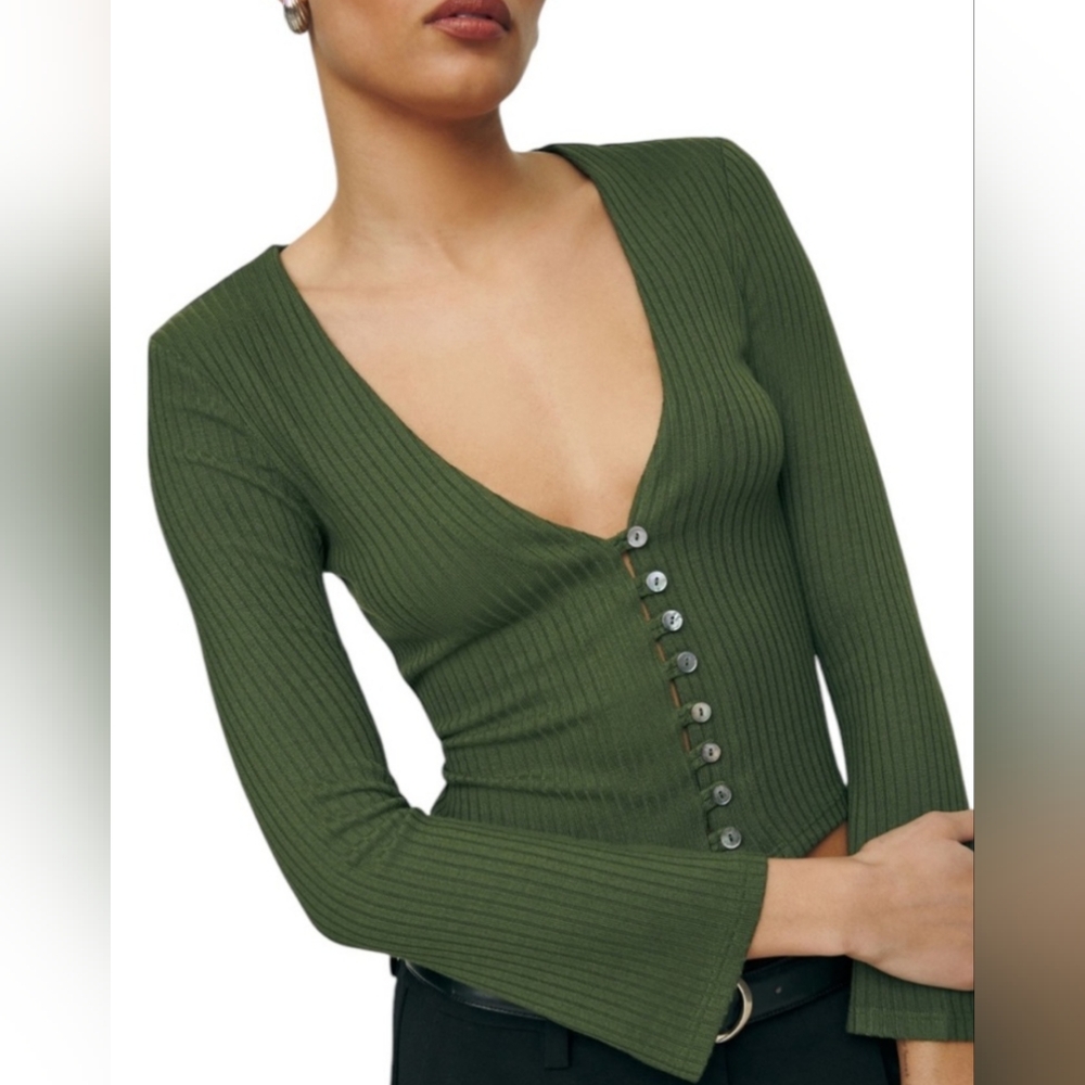 Reformation Ribbed Top - Picture 8 of 8
